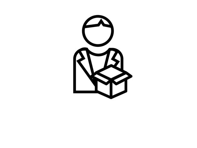 Logistikmanager Icon - Hauptnutzer eines IIoT-basierten  Bestandsüberwachungs-Service