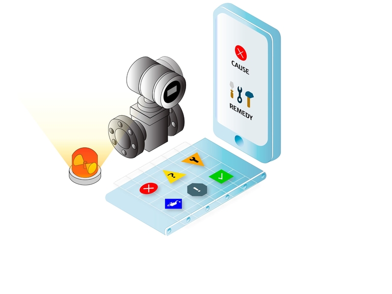 Simbolo di servizio digitale Netilion Health IIoT