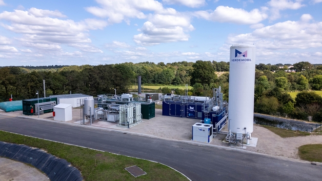 Modular solution for capture and liquefaction of bio CO2 on biomethane production site in France