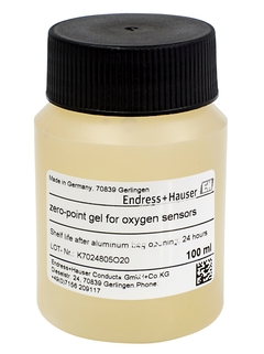 La bottiglia di gel COY8 a punto zero per sensori di ossigeno con un diametro di 40 mm.