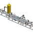 Schéma d'un skid typique de chargement/déchargement pour navires