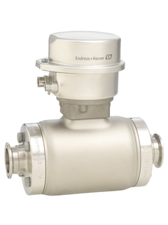 Flussimetro elettromagnetico Proline Promag H 500 per l'industria alimentare, delle bevande e farmaceutica.