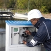 Campionamento automatico dell'acqua in un impianto di trattamento delle acque reflue con il campionatore Liquistation CSF48.