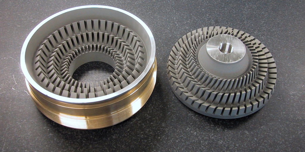 machine parts Newly coated machine parts