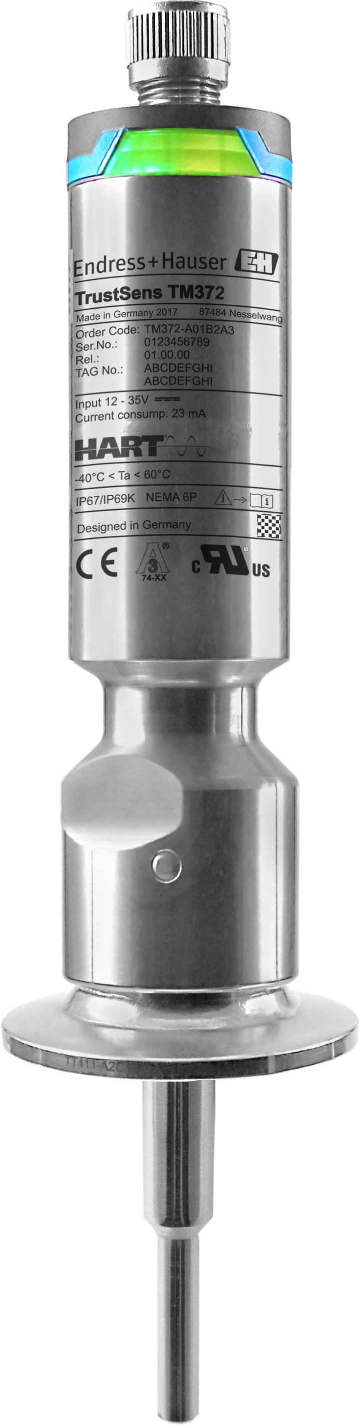 Compact sanitary RTD - iTHERM TrustSens TM371