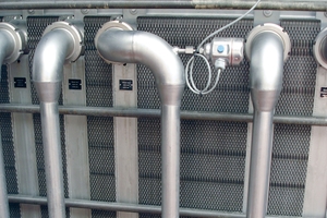 Sensori di temperatura in uno scambiatore di calore