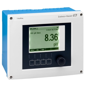 Liquiline CM444 è un trasmettitore digitale per pH, Redox, conducibilità, ossigeno, torbidità e altro ancora. Liquiline CM444 è un trasmettitore digitale per pH, Redox, conducibilità, ossigeno, torbidità e altro ancora.