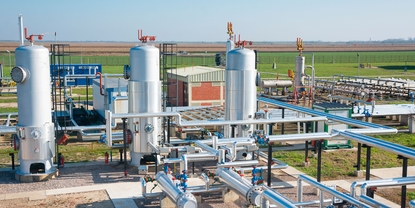 Impianto di trattamento del gas naturale