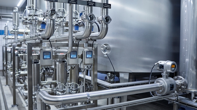 Cleaning-in-Place-Prozess mit zugehörigen Inline-Messgeräten