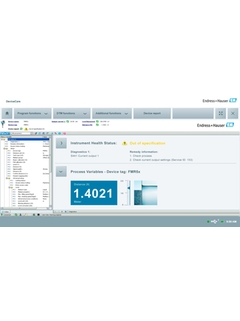 DeviceCare - Dashboard DTM: DTM (Device Type Manager) integrato in DeviceCare