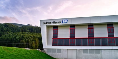 Centro di produzione Endress+Hauser Temperature+System Products in Nesselwang, Germany