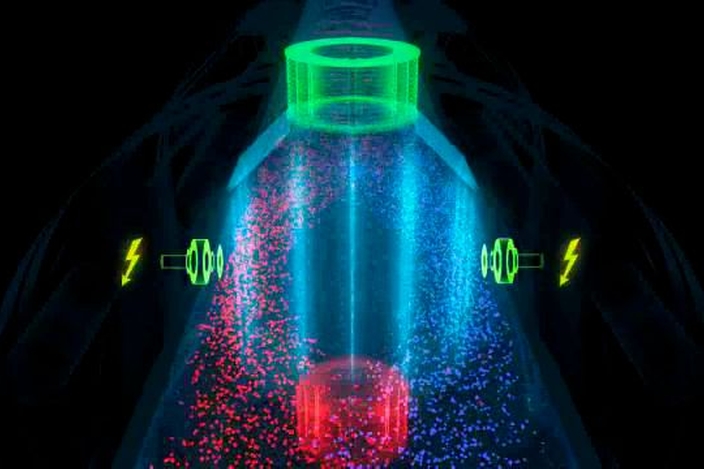 Animazione che spiega il principio di misura elettromagnetico della portata