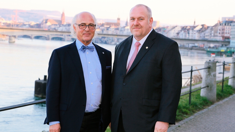 Klaus Endress (left) and Matthias Altendorf.