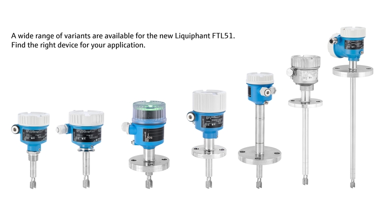 Le nouveau Liquiphant FTL51 offre une grande variété d'options