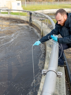 Mesure de pH avec un terminal portable Liquiline Mobile CML18