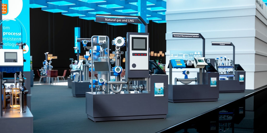 Lo stand virtuale di Endress+Hauser