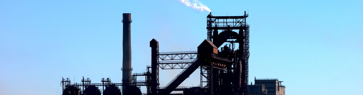 Impianto di produzione dell'acciaio con altoforno