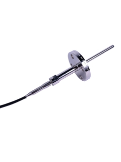 Produktbild geflanschte Raman-Rxn-40-Sonde, Seitenansicht nach oben rechts