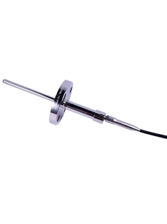 Product picture Flanged Raman Rxn-40 probe side view aiming partially up and left
