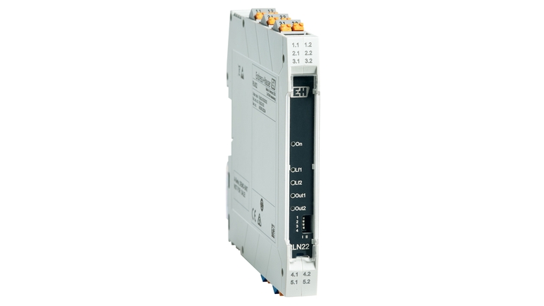 Amplificateur séparateur RLN22 avec sortie signal relais pour des opérations sûres et fiables