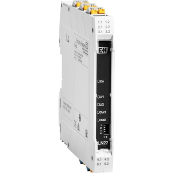 Amplificateur séparateur RLN22 à 1 ou 2 voies, 24 V DC avec sortie relais pour systèmes jusqu'à SIL 2