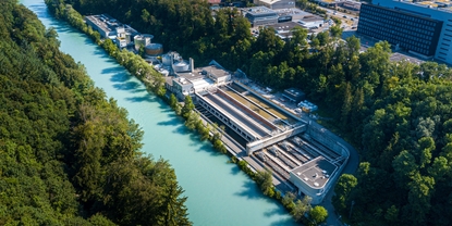 Impianto di trattamento delle acque reflue in Svizzera