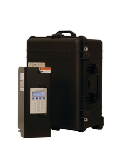 Immagine del prodotto analizzatore portatile di gas SS1000 TDLAS con custodia protettiva, vista verticale