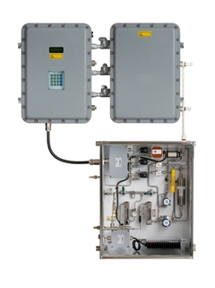 Foto del prodotto - Analizzatore di gas a cassetta doppia TDLAS SS2100I-2, ATEX, Zona 1, certificazione, vista frontale, aperto