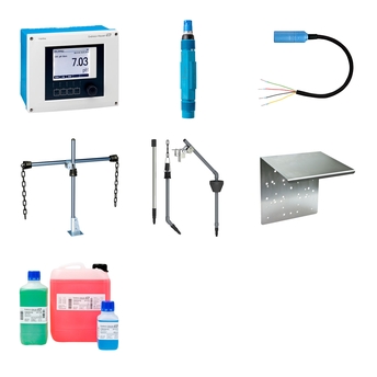 Combinaison pour point de mesure de pH dans les environnements exigeants dans le domaine des eaux usées Combinaison pour point de mesure de pH dans les environnements exigeants dans le domaine des eaux usées