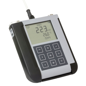 Terminal portable robuste pour la mesure du pH/redox, de la conductivité, de l'oxygène et de la température.