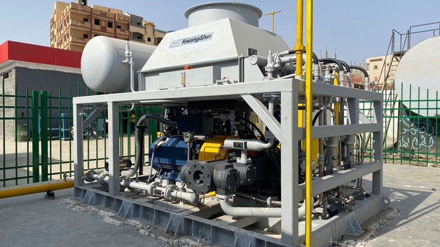 Modèle de compresseur GNC avec moteur électrique