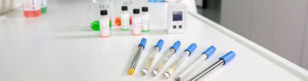 Misuratore di pH portatile con elettrodi per misure di laboratorio e campionamenti casuali sul campo