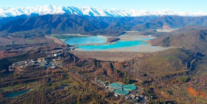 Minera Valle Central in Cile effettua la misura dell'interfase e il monitoraggio della torbidità online