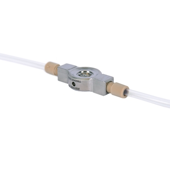 Immagine di una microcella a deflusso Raman per i bioprocessi a valle