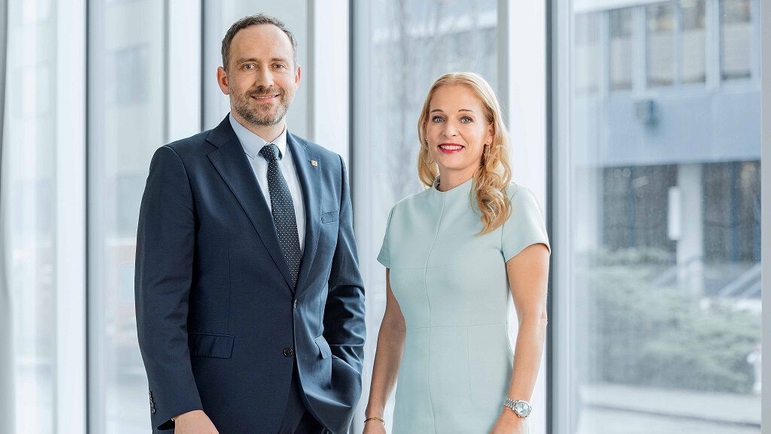 Steven Endress and Sandra Genge, two grandchildren of the company founder.
