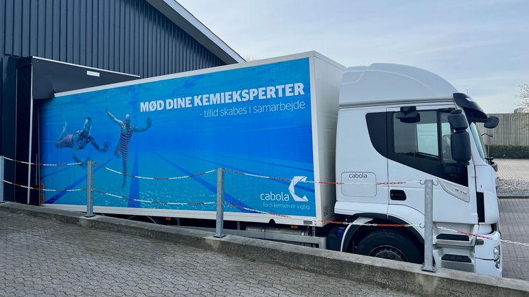 Lieferung von Cabola ApS Produkten