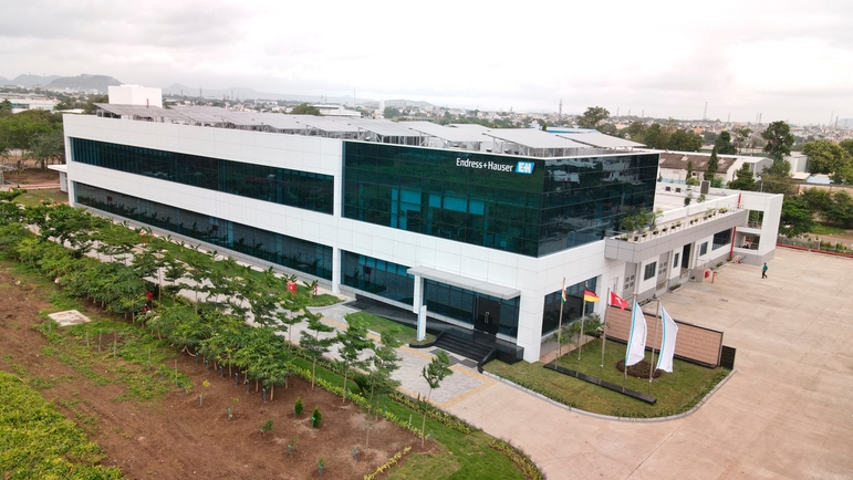 Production building of Endress+Hauser in India.