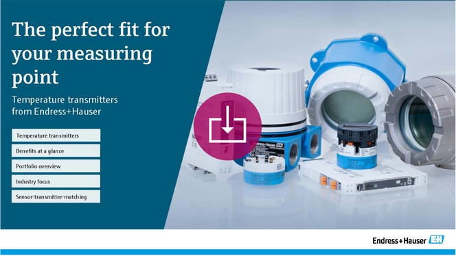 eBrochure Temperaturtransmitter